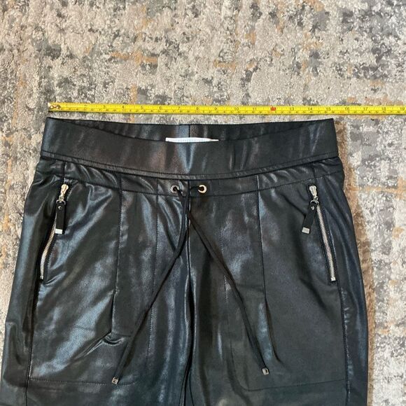 RAFFAELLO ROSSI FAUX LEATHER CANDY PANTS! EUC! SIZE 8 - Picture 3 of 8